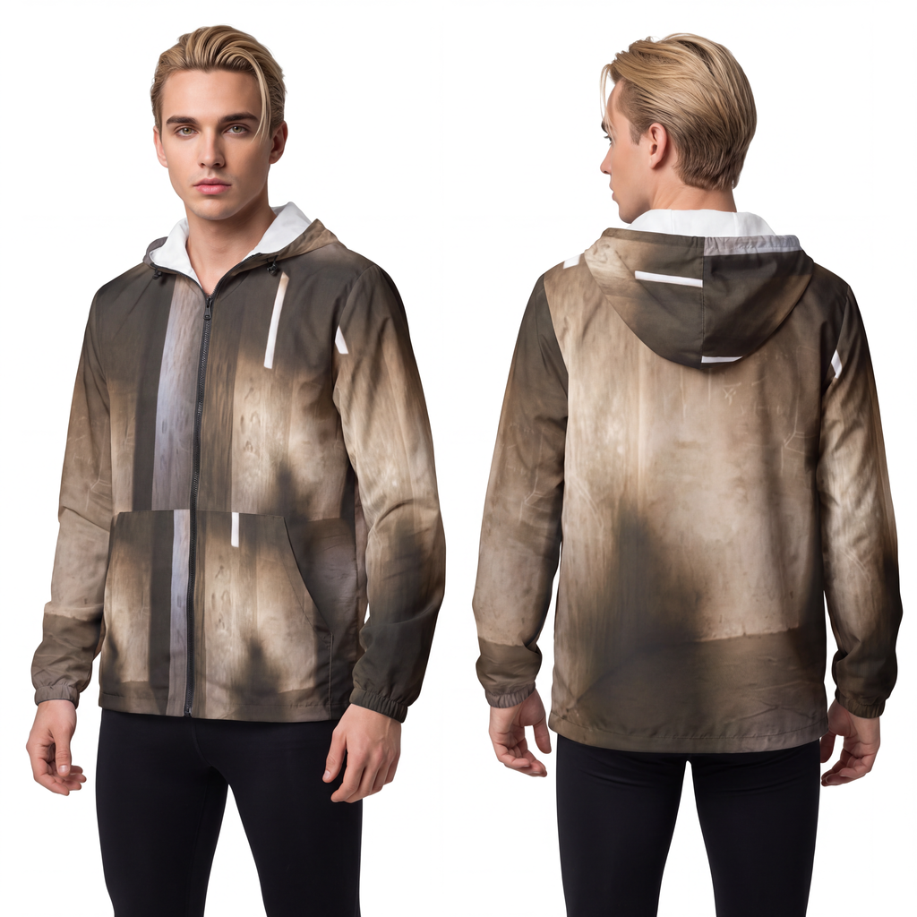Men's Unisex Windbreaker Jacket - Shadows of the Citadel......
