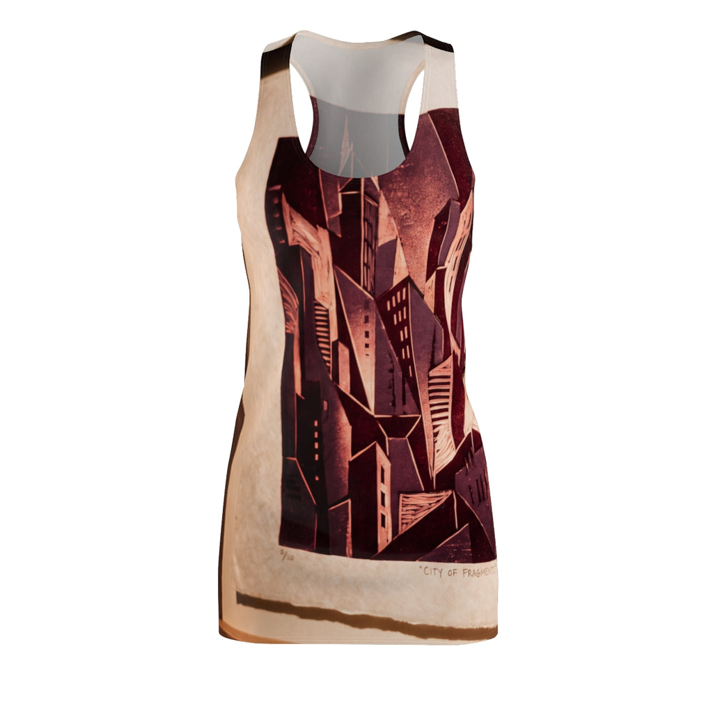 Geometric Architecture Women's Racerback Dress