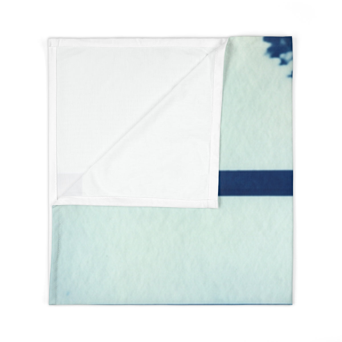 Cyanotype Portal Door Baby Swaddle Blanket