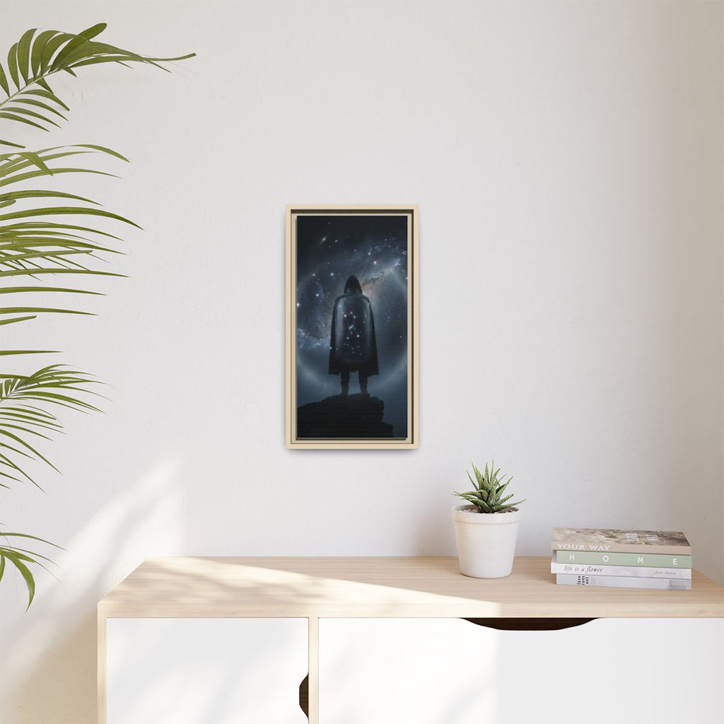 Framed Matte Canvas - Cosmic Sentinel — Natural / 1.25"... |...