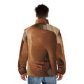 Men's Puffer Jacket - Golden Hour Embrace Solitude Portrait...