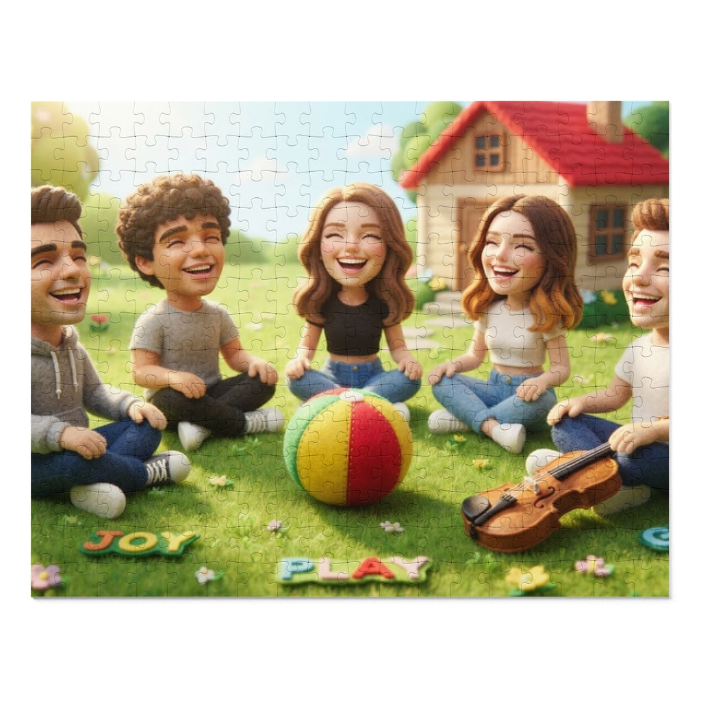 Jigsaw Puzzle with Tin - Meadow Pals (30, 110, 252, 500... |...