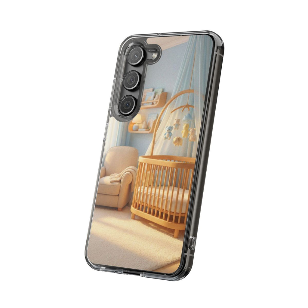 Clear Impact-Resistant Cases - Soft Blue Clear Phone Case...