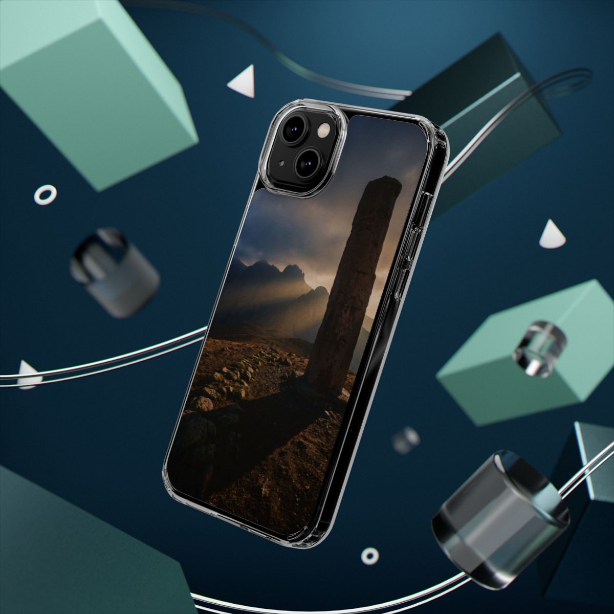 Clear Impact-Resistant Cases - Clear Case - Mystic Mountain...