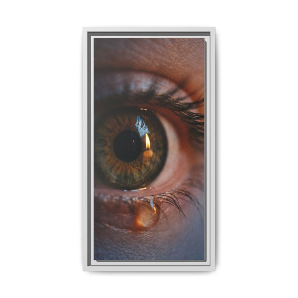 Matte Canvas, Framed - Luminous Tear
