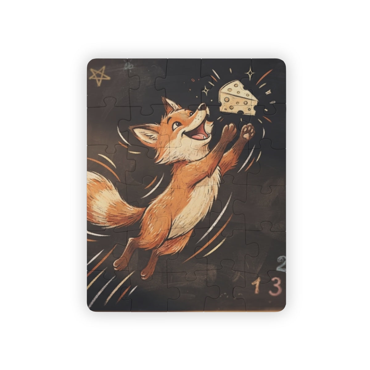 Kids' Puzzle 30-Piece - Playful Fox | Echovira Gallery