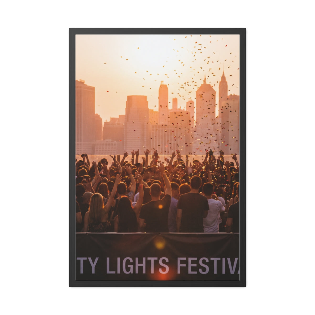 Framed Poster - City Lights Festival (8×12, 9×11, 11×14... |...