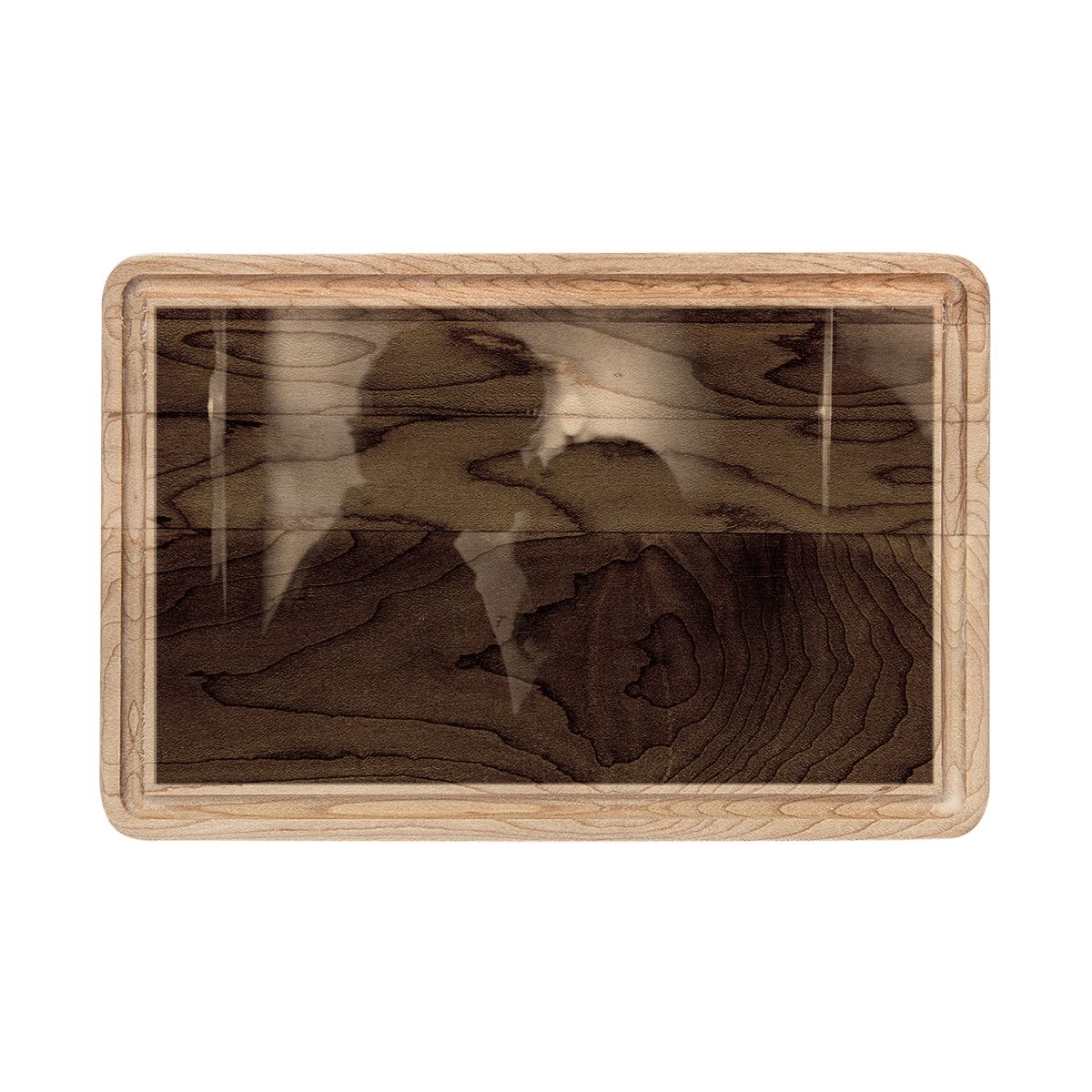Midnight Shadow Engraved Cutting Board - Moody Prep Block |...