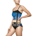 Women's One-piece Swimsuit - Melancholic Window Reflection...