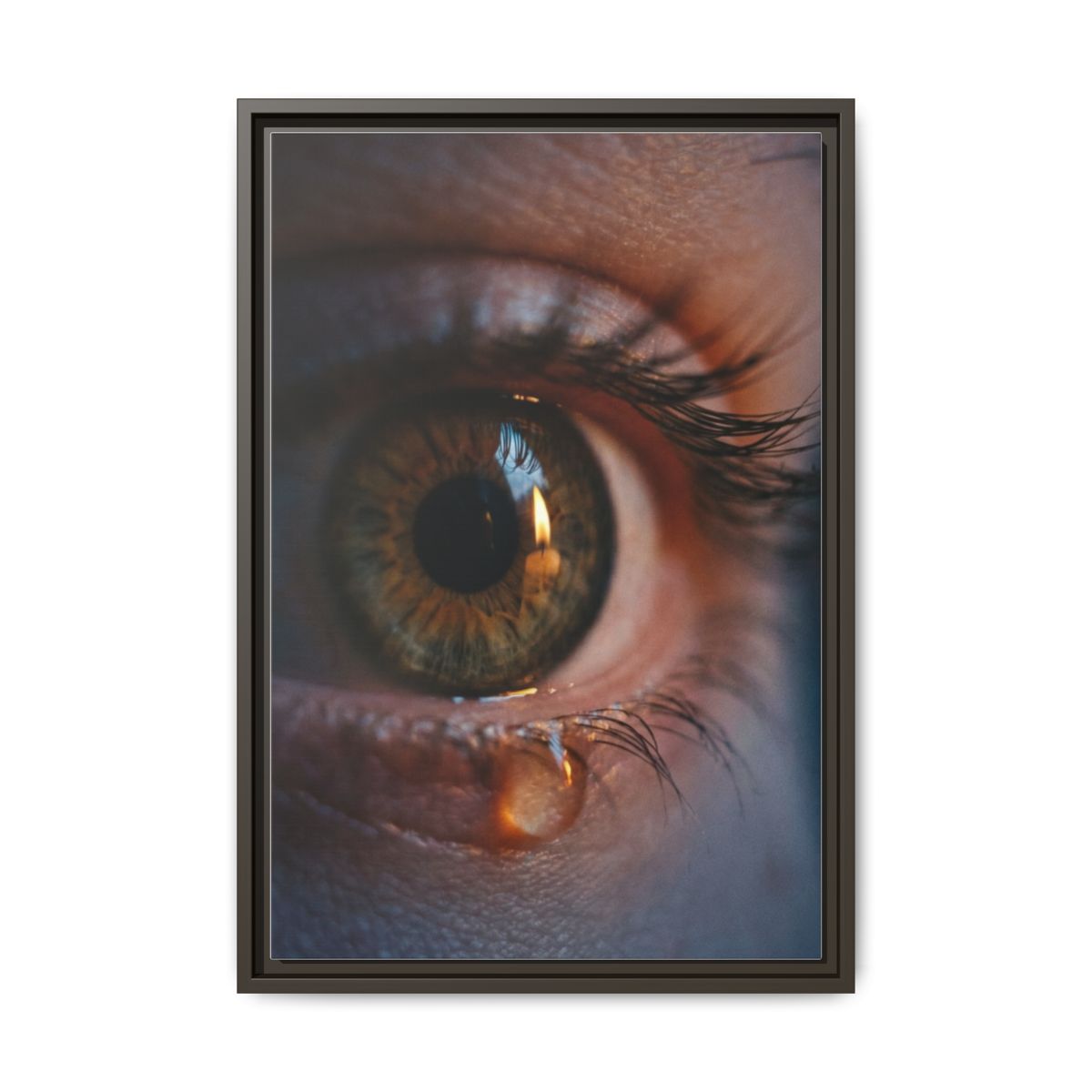 Matte Canvas, Framed - Luminous Tear
