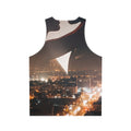 Unisex Tank Top - Midnight City Skyline | Echovira Gallery