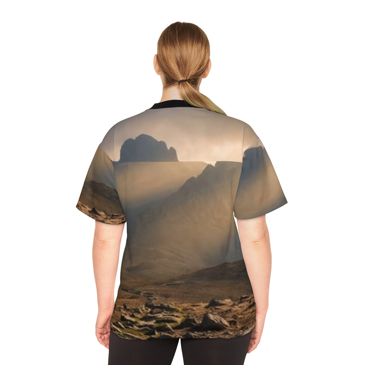 Unisex Football Jersey - Mystic Monolith Ancient Persian......