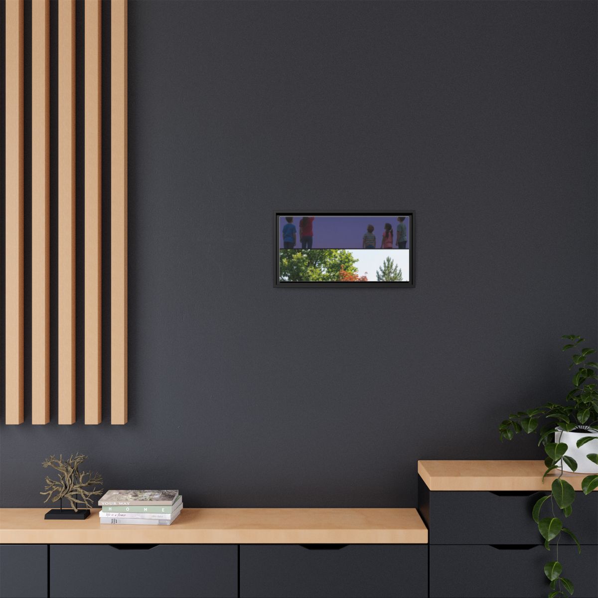 Framed Matte Canvas - Wilderness Gallery — Black / 1.25"