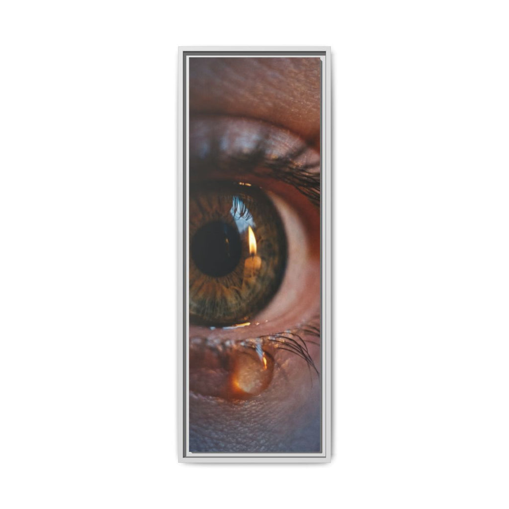 Matte Canvas, Framed - Luminous Tear