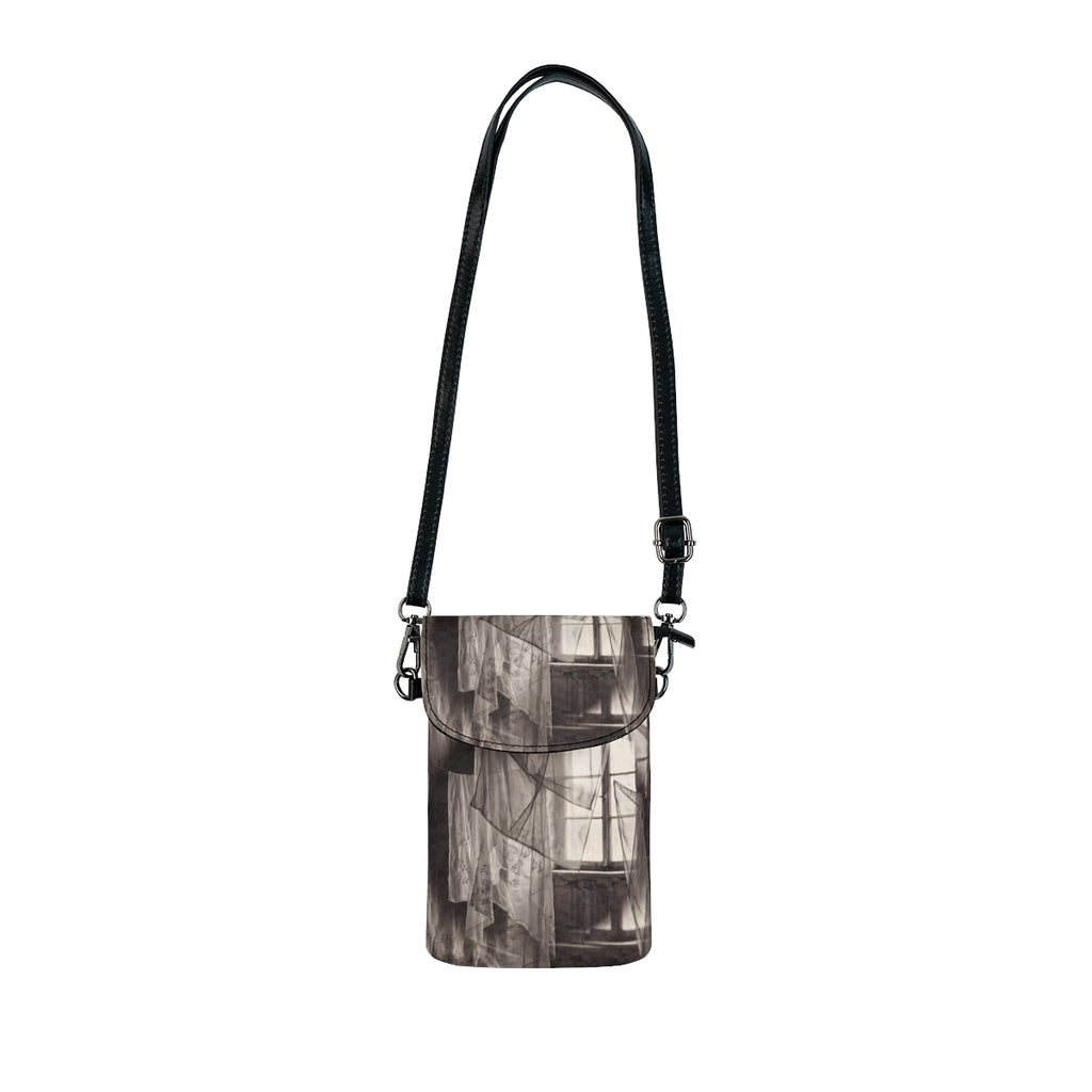 Small Cell Phone Wallet - Spectral Veils | Echovira Gallery
