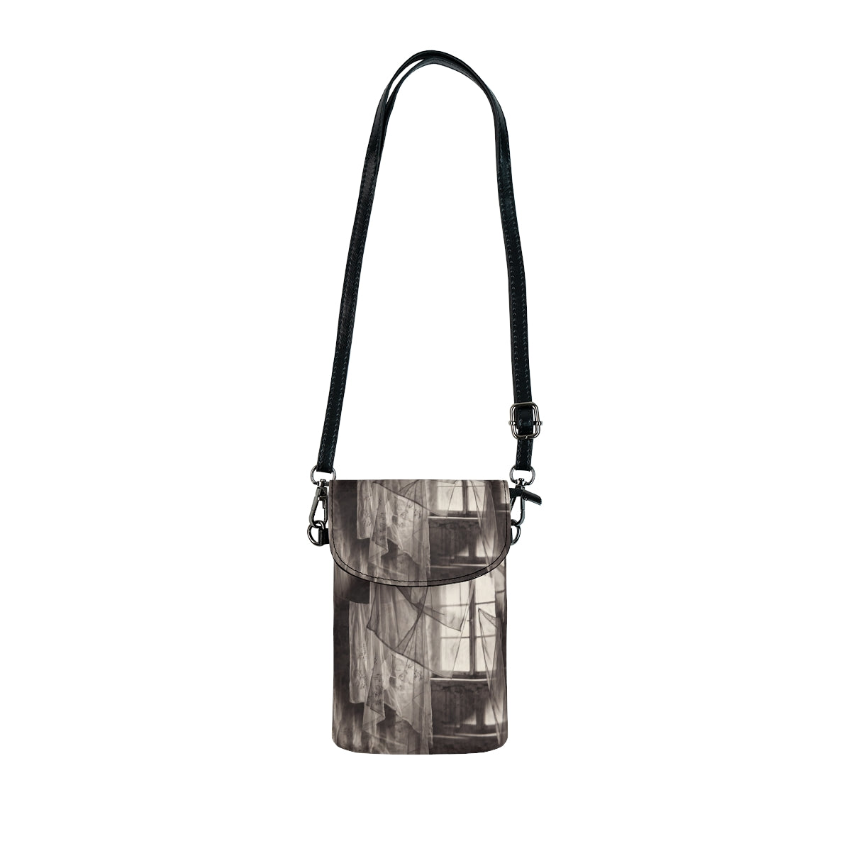 Small Cell Phone Wallet - Spectral Veils | Echovira Gallery