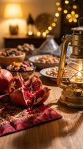 Amber Twilight Pomegranate Feast | Echovira Gallery