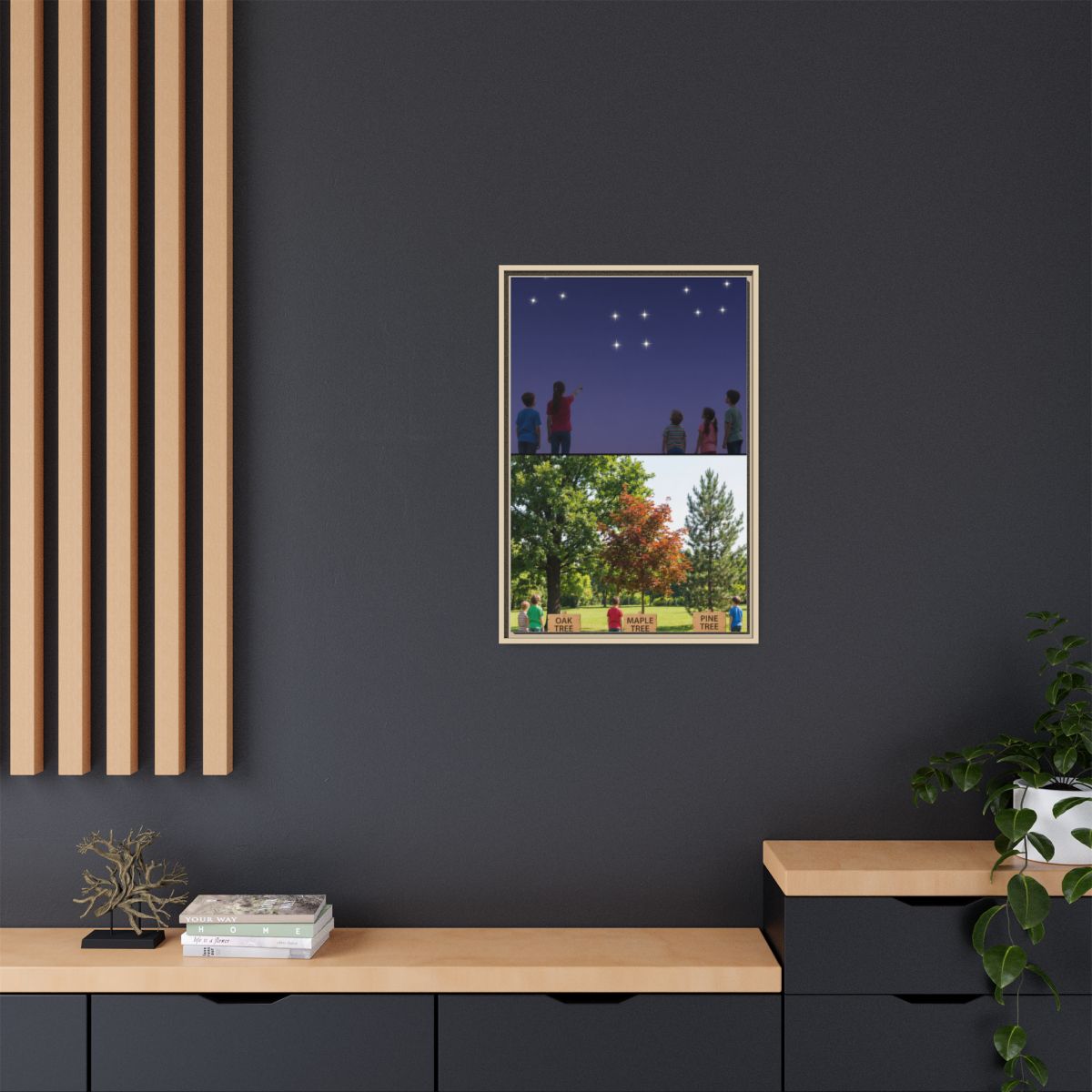 Framed Matte Canvas - Discovery — Natural / 1.25"