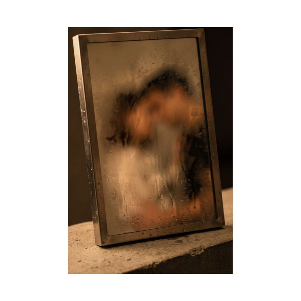 Matte Vertical Posters - Steamy Mirror Portrait Art - Warm...