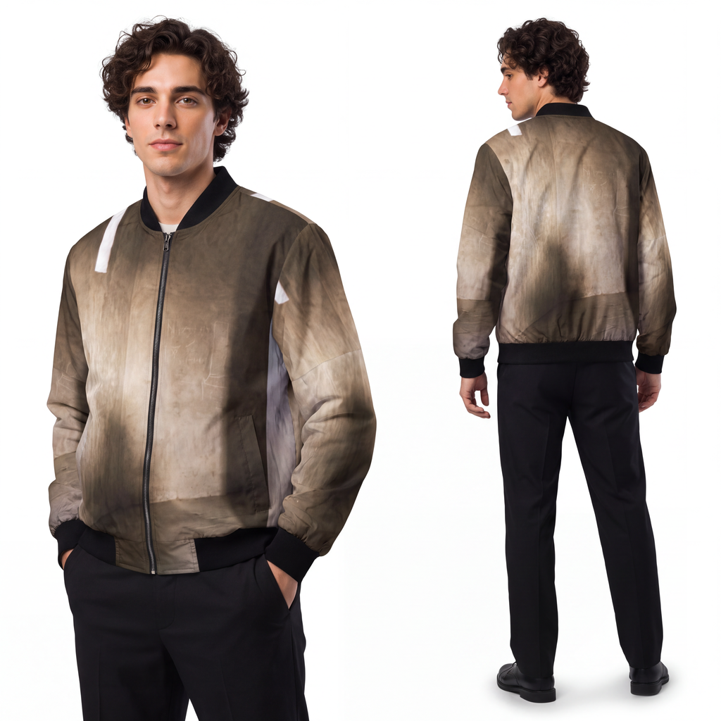 Men's Bomber Jacket - Shadows of the Citadel moody... |...