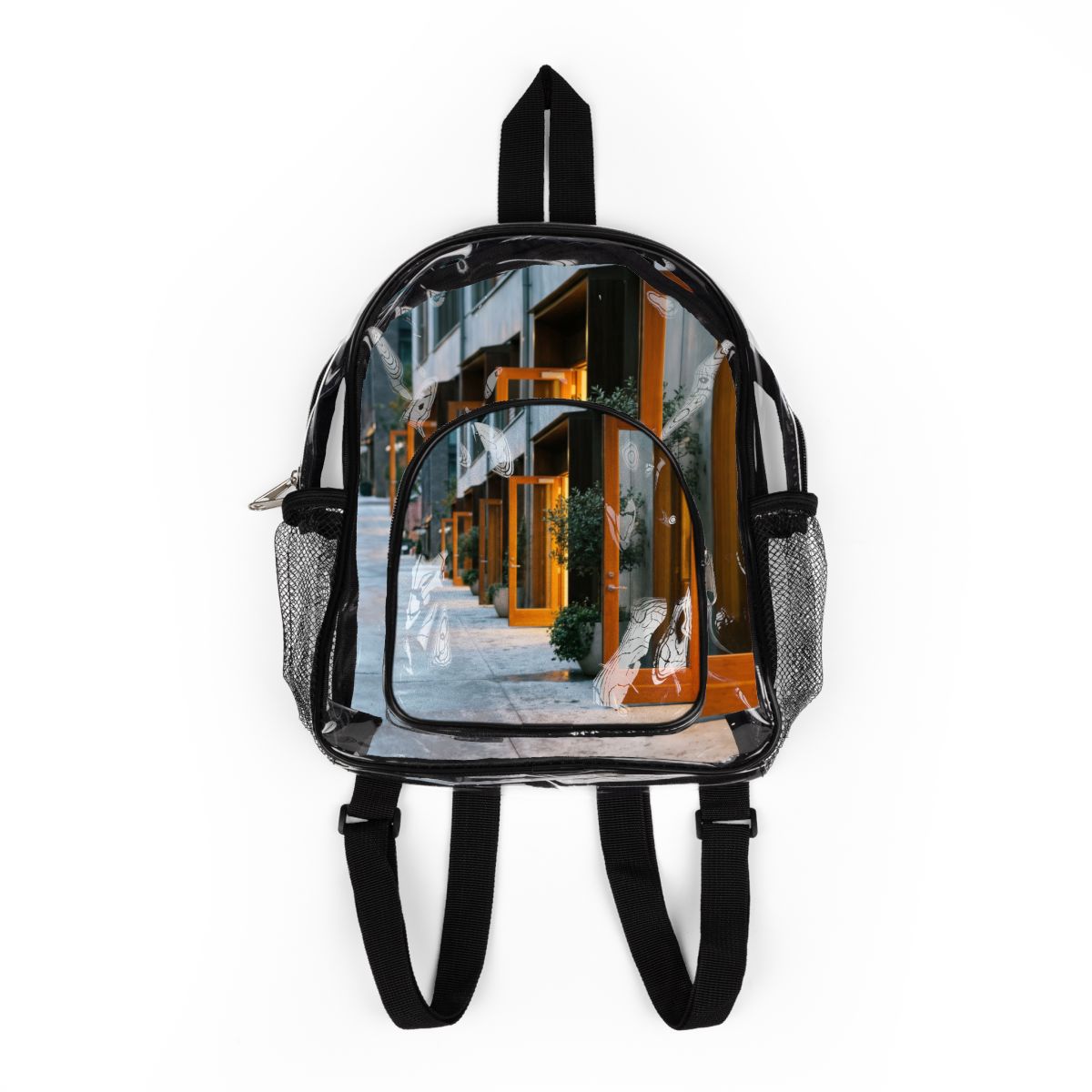 Clear Stadium Backpack - Twilight Walkway | Echovira Gallery