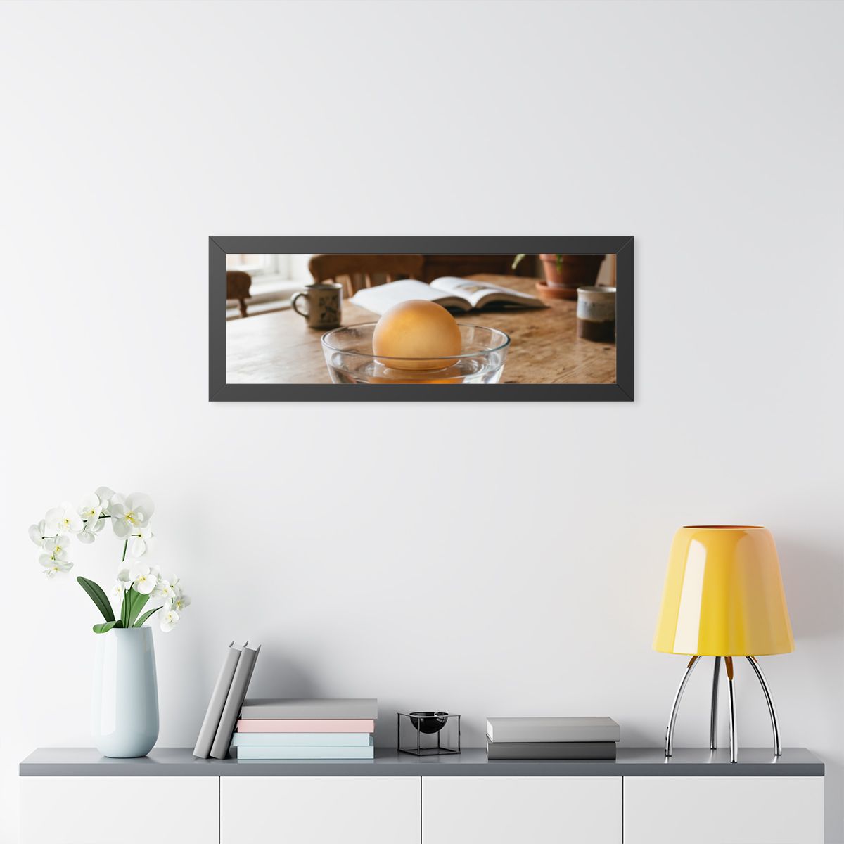 Framed Horizontal Poster - Amber Sanctuary — Black (14×11......