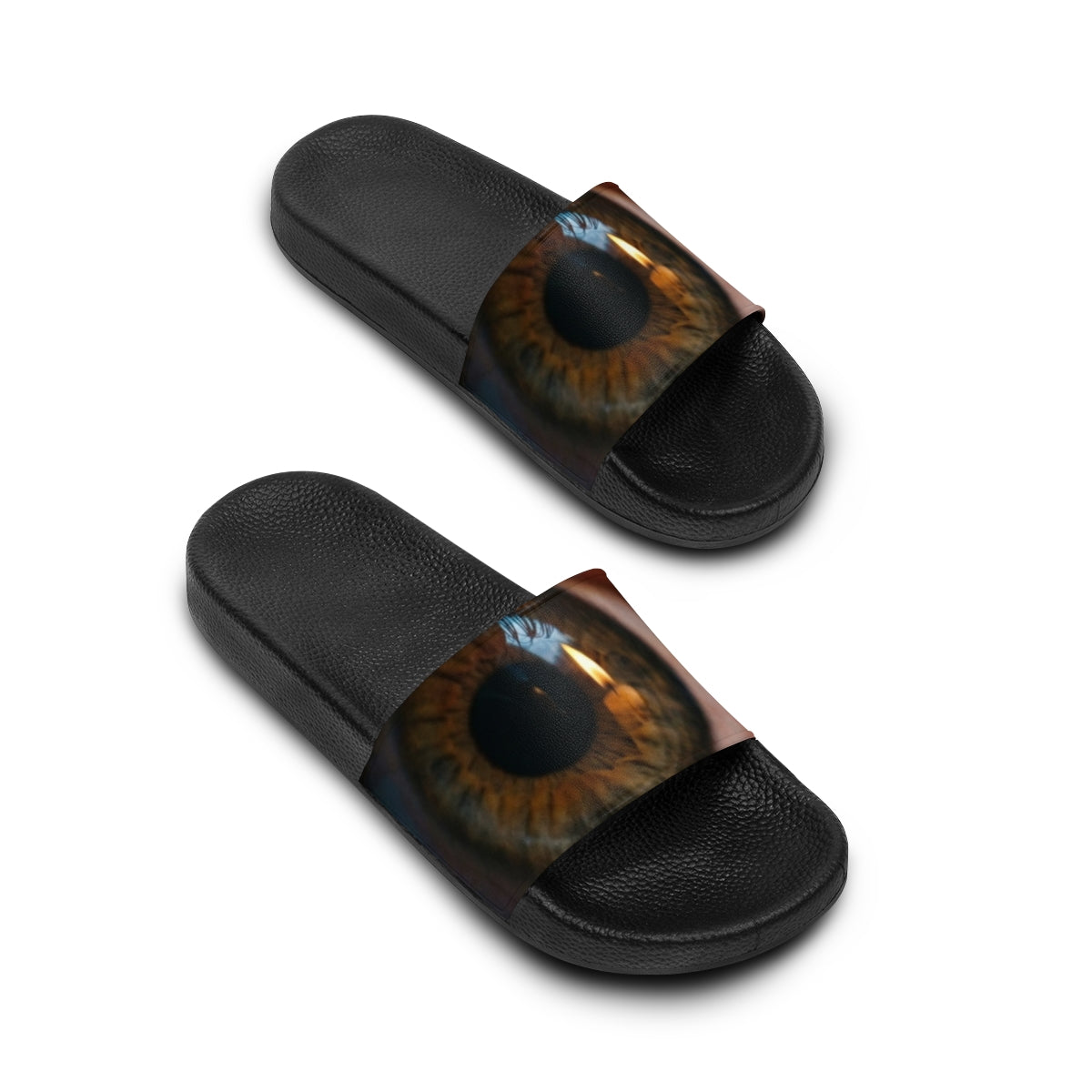 Men's Slide Sandals - Amber Iris Reflection Fine Art Print |...
