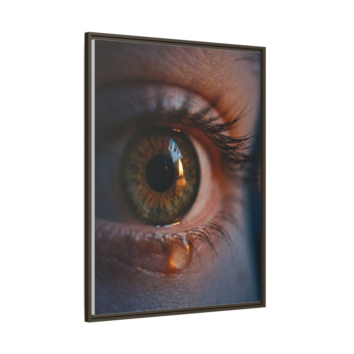 Matte Canvas, Framed - Luminous Tear