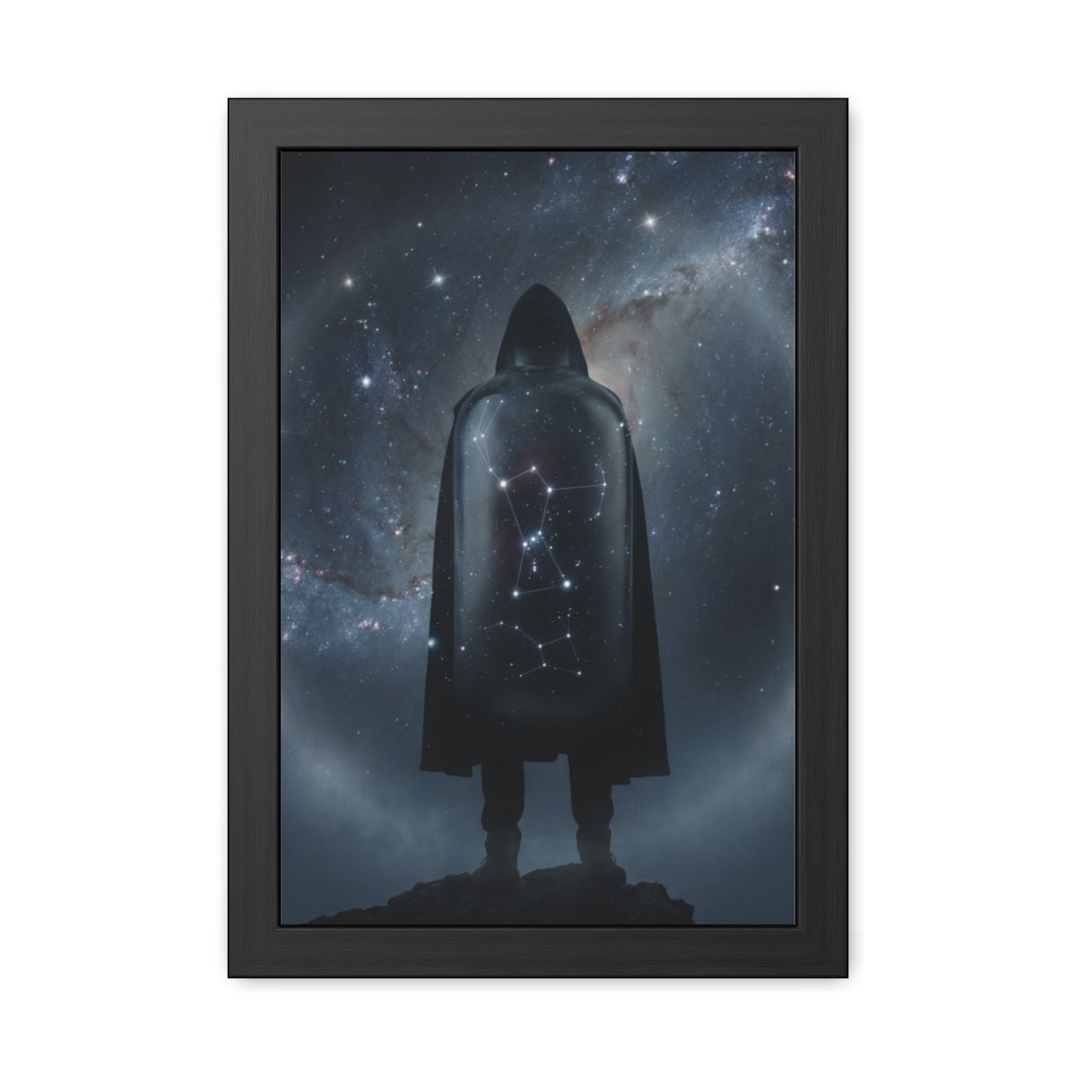 Framed Poster - Orion Cosmic Voyager — Portrait (8×12, 9×11...