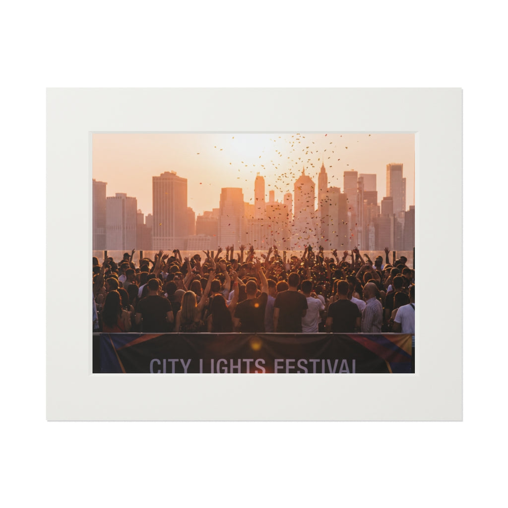 Fine Art Print (Paper Frame) - City Lights (14×11 & 20×16) |...