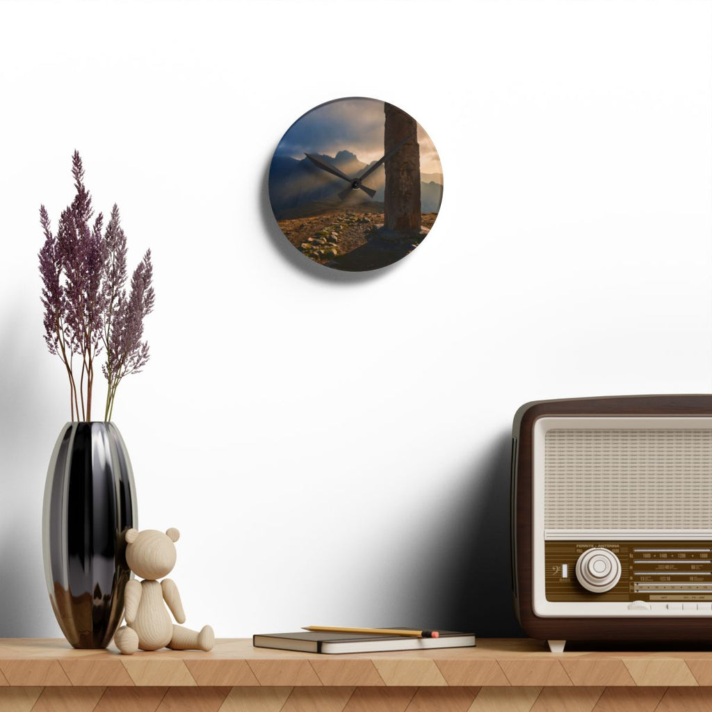 Acrylic Wall Clock - Timeless Peak