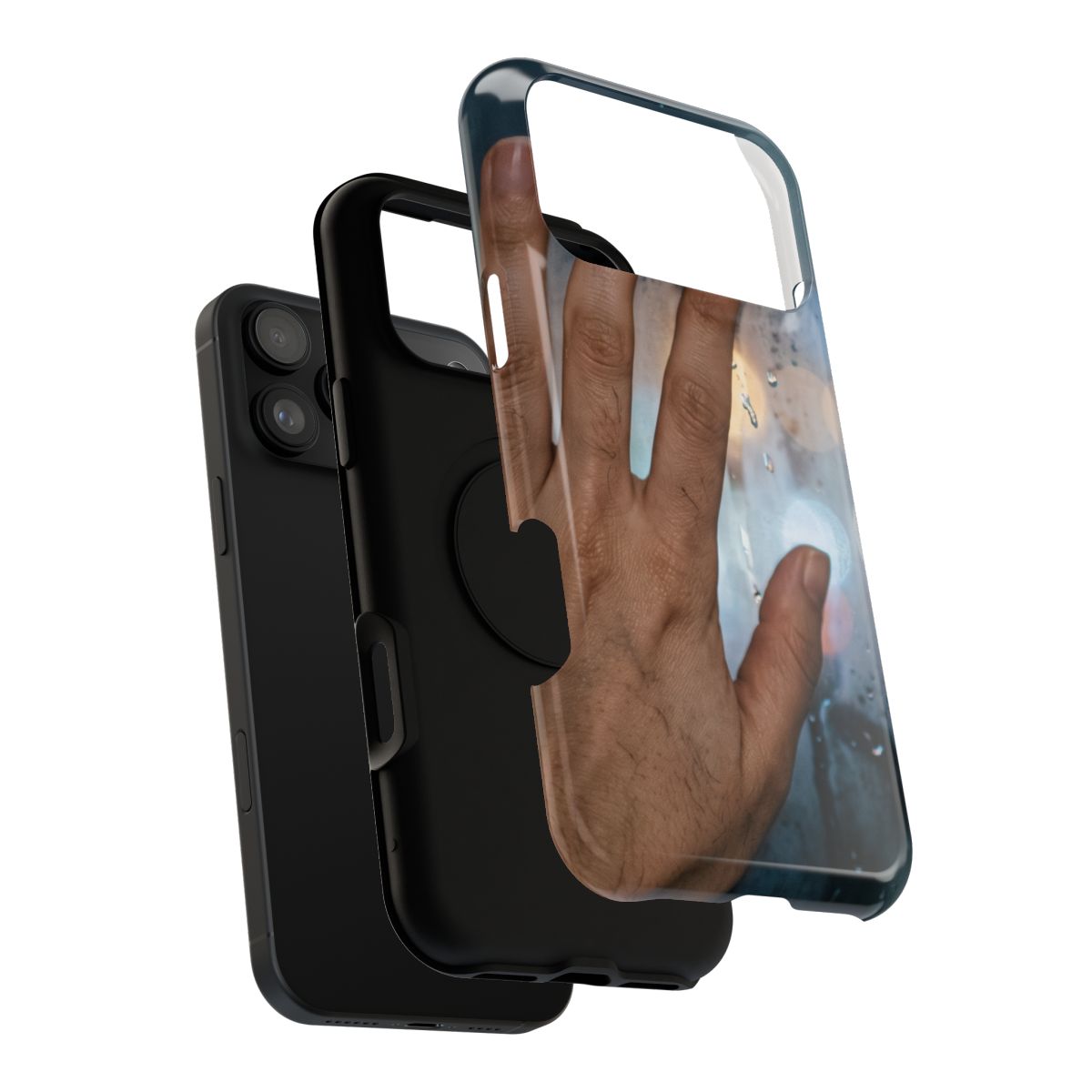 Impact-Resistant Apple iPhone Cases - Misted Rain