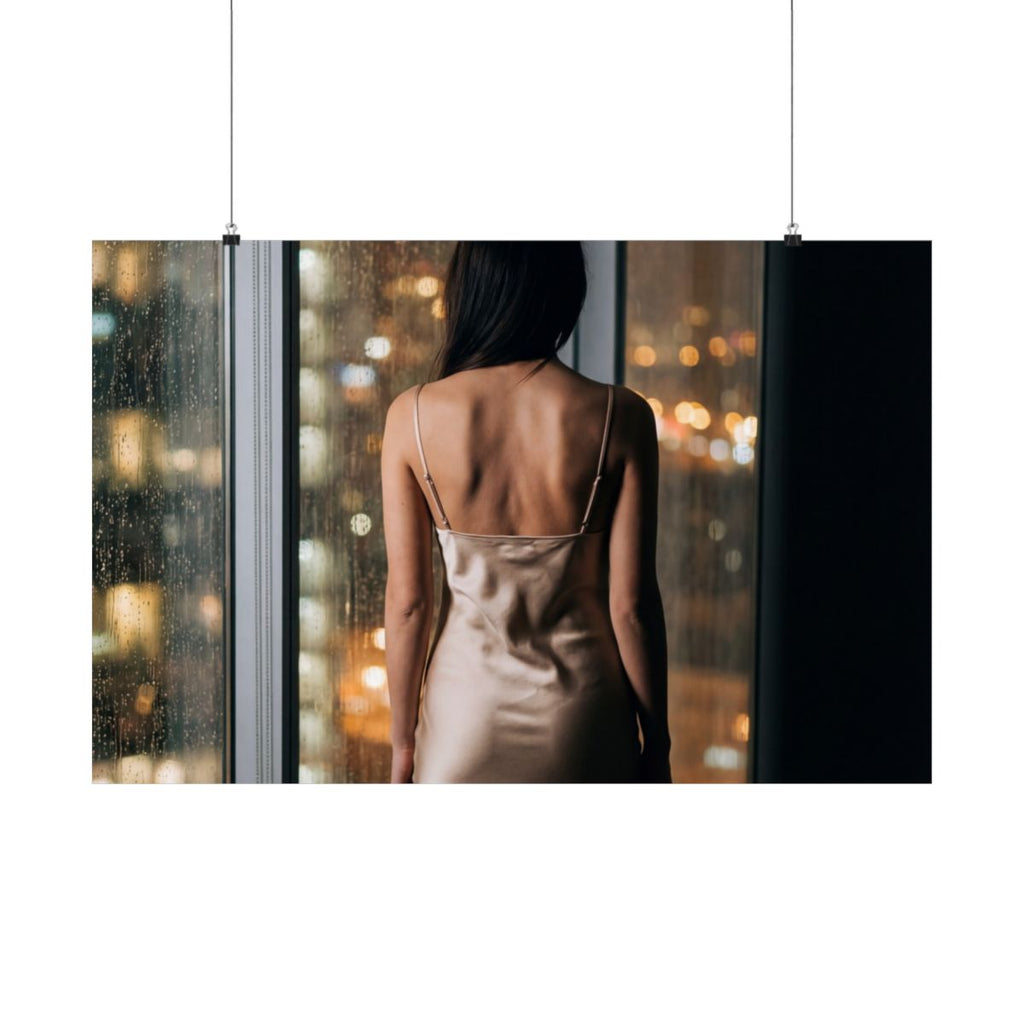 Matte Horizontal Posters - Midnight Reflections by Ella Farjad (10×8 & 54×36)