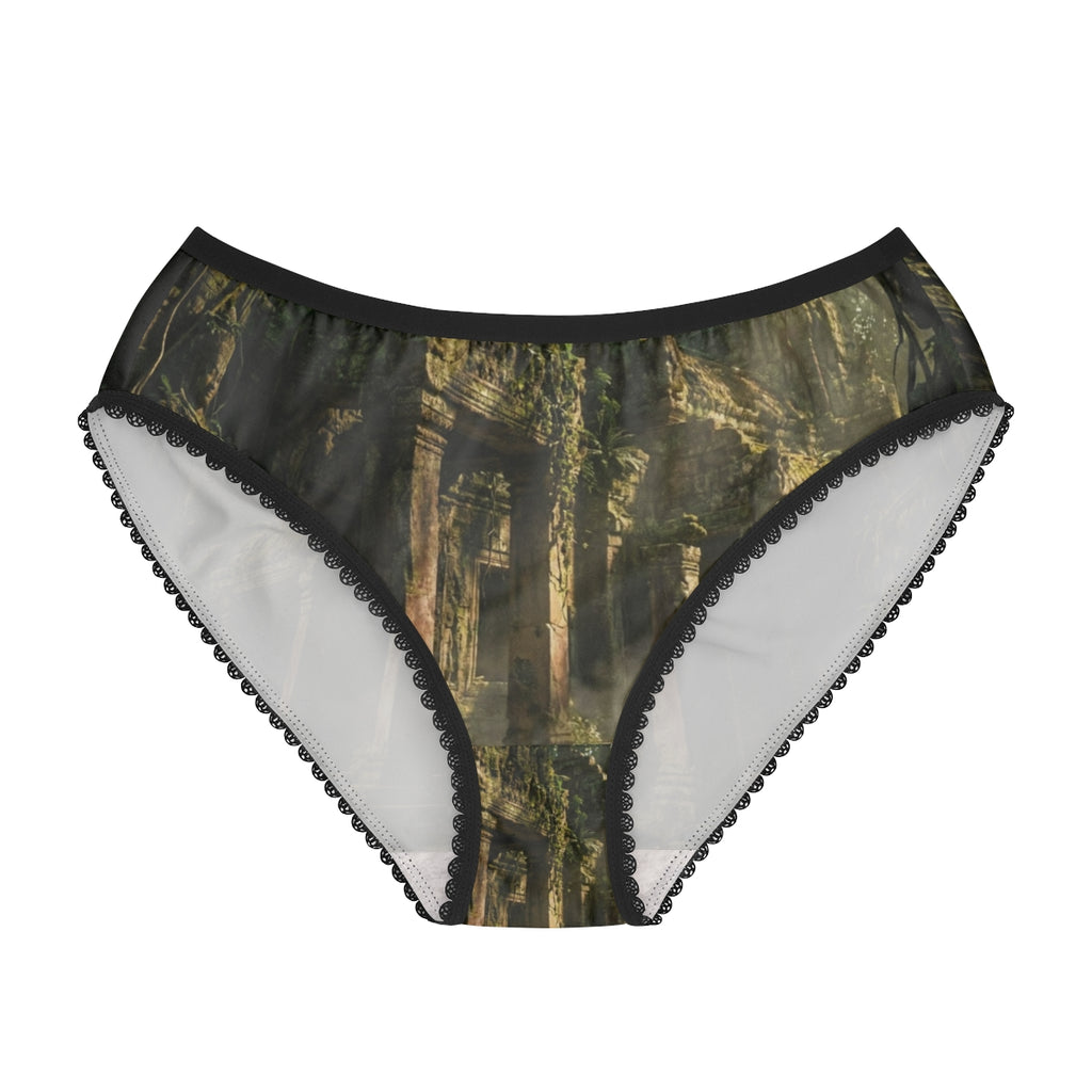 Women's Briefs - Overgrown Temple | Echovira Gallery