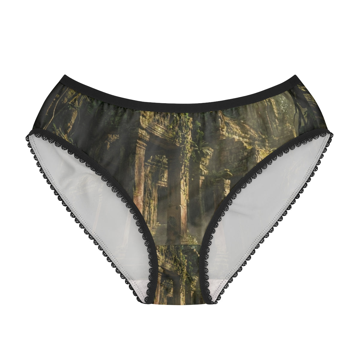 Women's Briefs - Overgrown Temple | Echovira Gallery