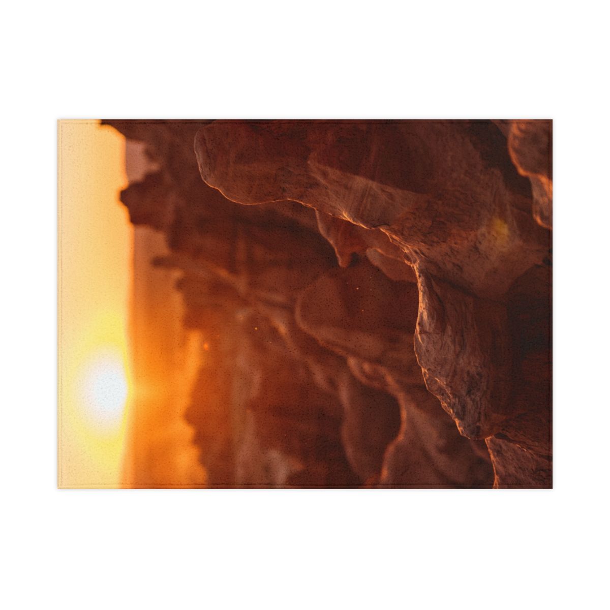 Desert Sunset Canyon Toddler Blanket