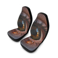 Polyester Car Seat Covers - Amber Iris Reflection Fine Art...