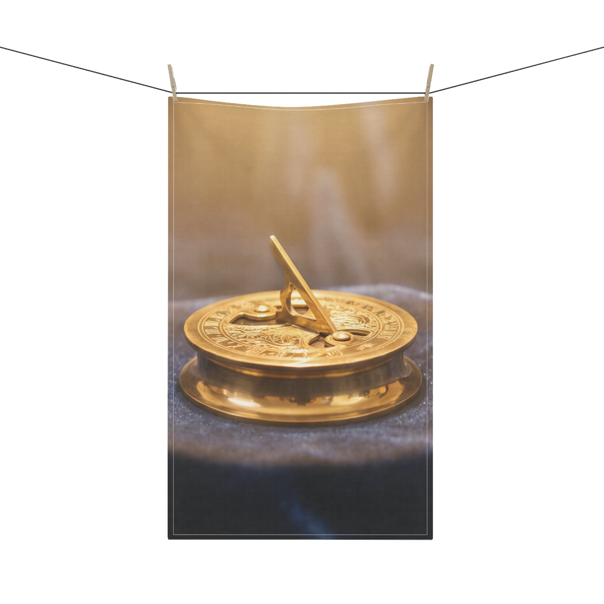 Tea Towels - Antique Brass Sundial Astrolabe Art | Echovira...