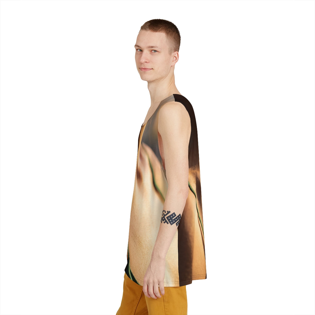 Golden Hour Men's Tank - Emerald Sunset active | Echovira...