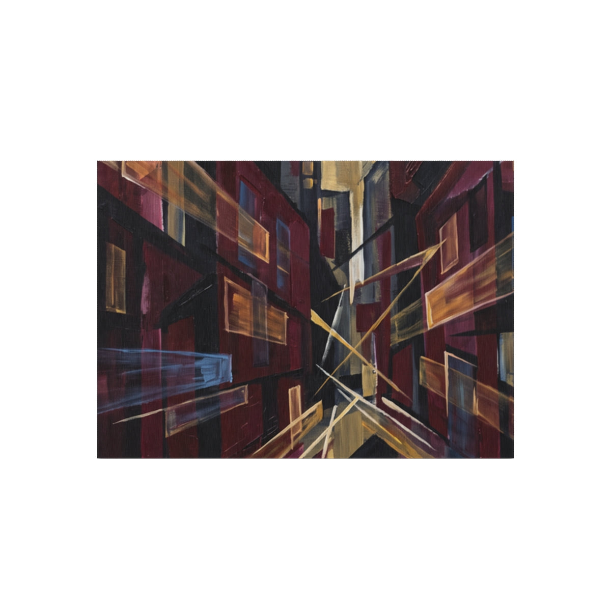 Outdoor Rug - Urban Patio Perspective | Echovira Gallery