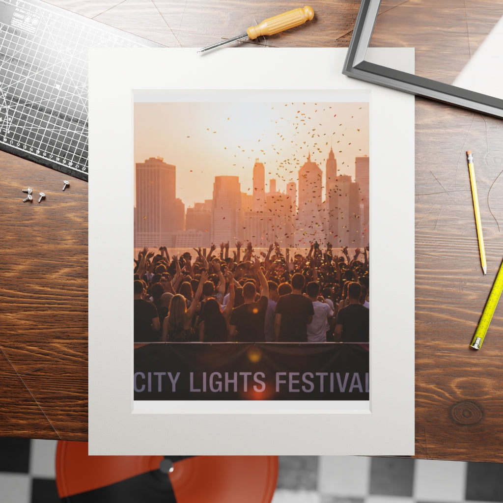 Fine Art Print (Paper Frame) - City Lights (11×14 & 16×20) |...