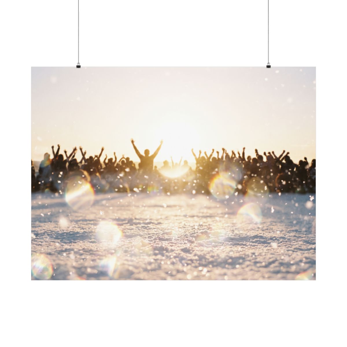 Matte Horizontal Poster - Sunset Horizon Expanse (10×8 &......
