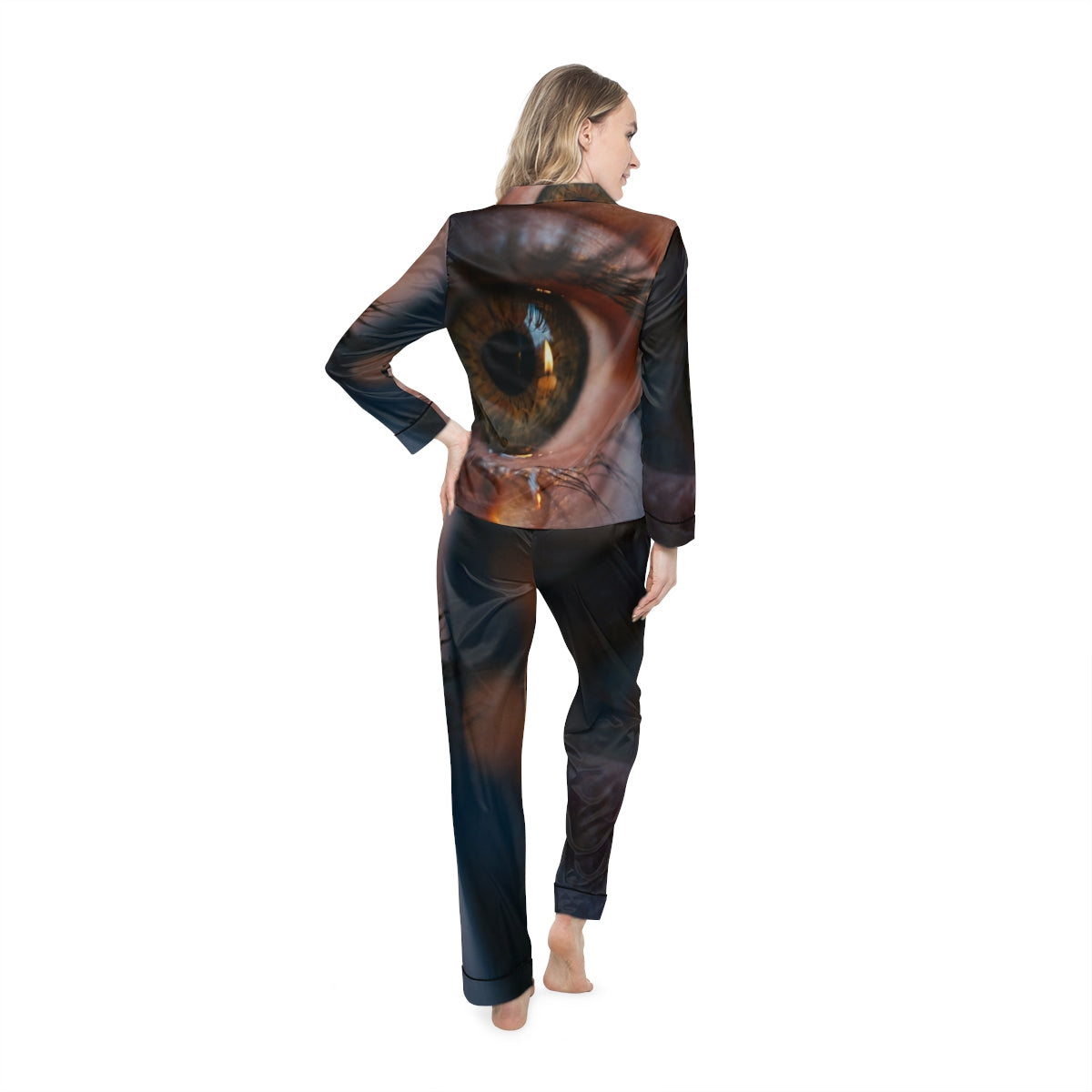 Women's Satin Pajamas - Luminous Tear