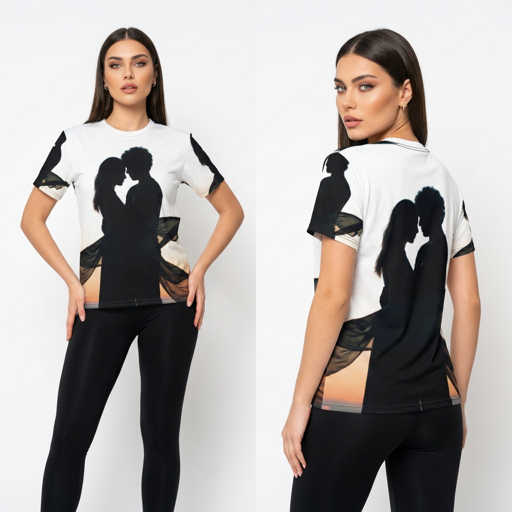 Twilight Silhouette Cut & Sew Tee