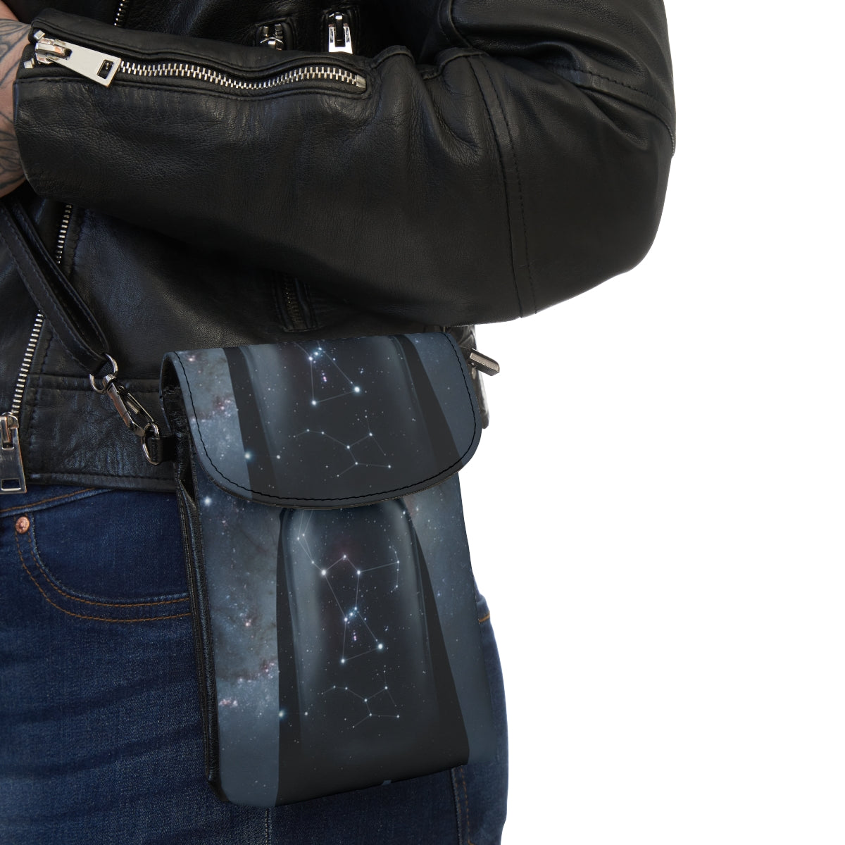 Small Cell Phone Wallet - Cosmic Sentinel Orion... |...