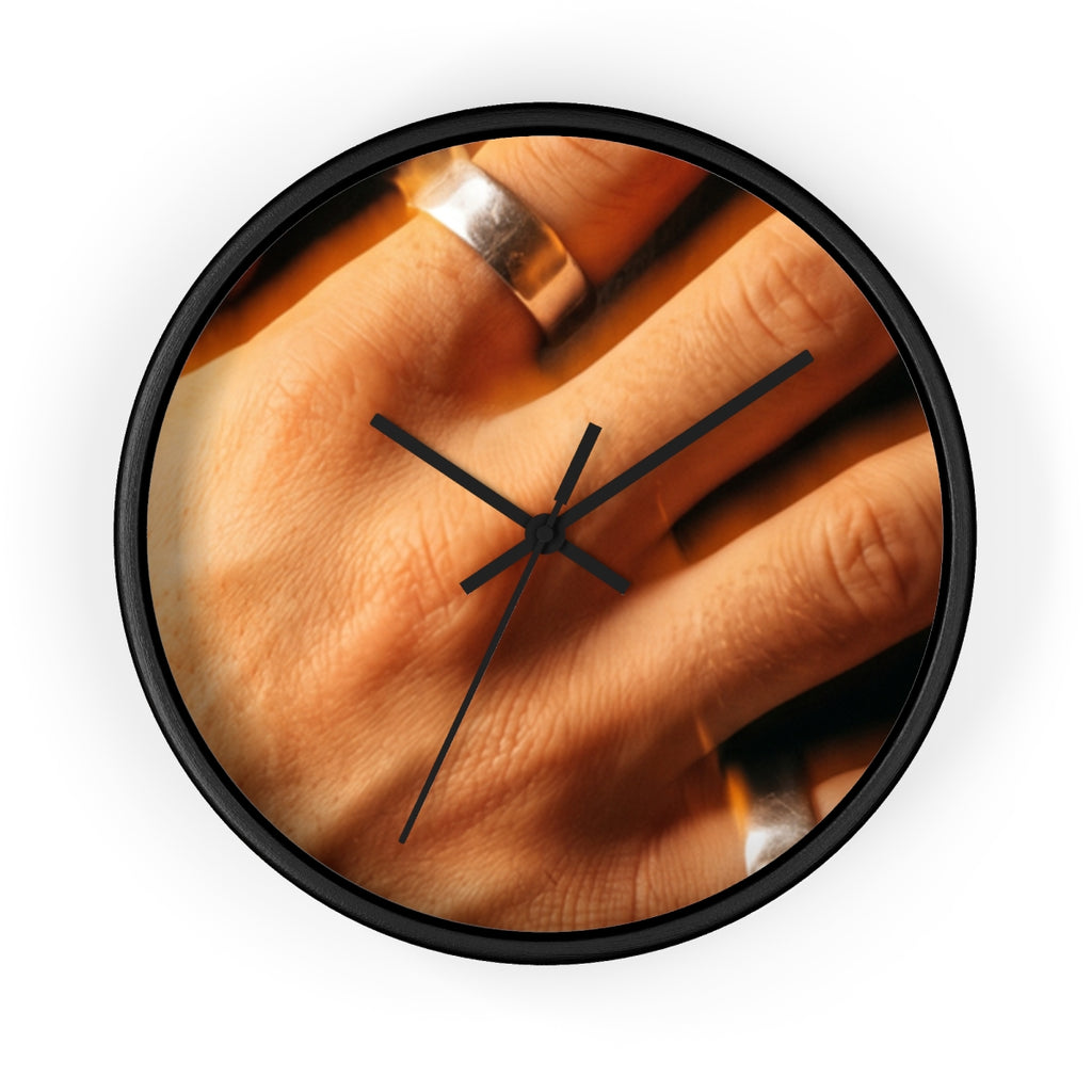 Wall Clock - Amber Pulse | Echovira Gallery