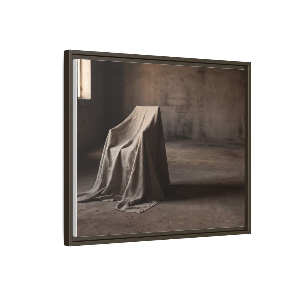 Matte Canvas, Framed - Wabi-Sabi Room — Espresso / 1.25"