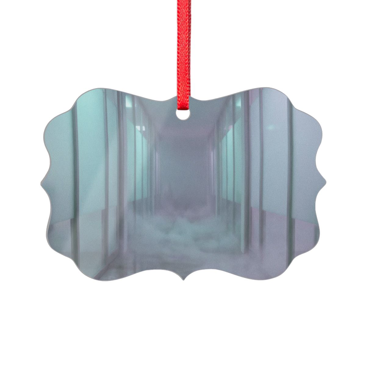Liminal Corridor Acrylic Ornament | Echovira Gallery