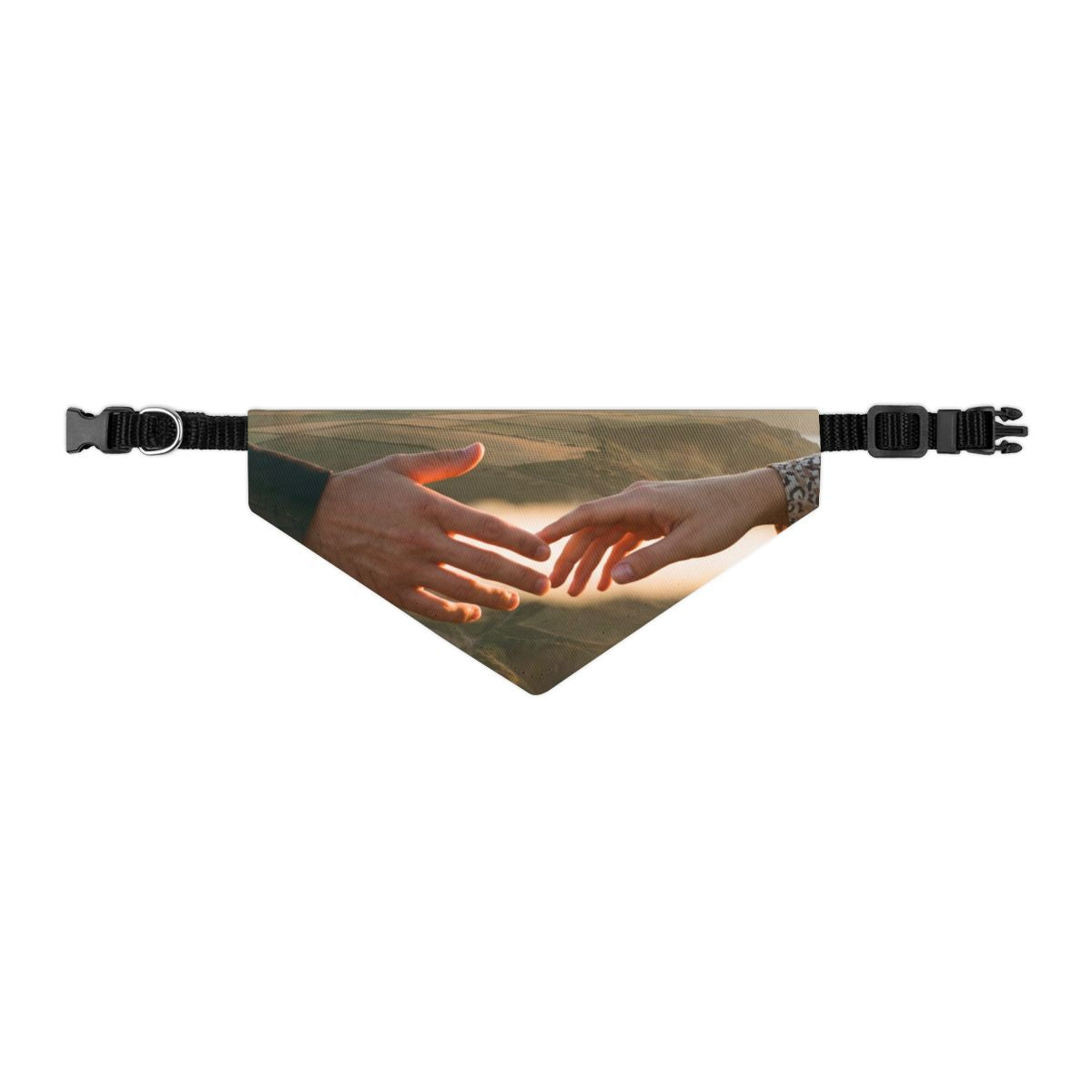 Pet Bandana Collar - The Infinite Touch | Ethereal Coastal...