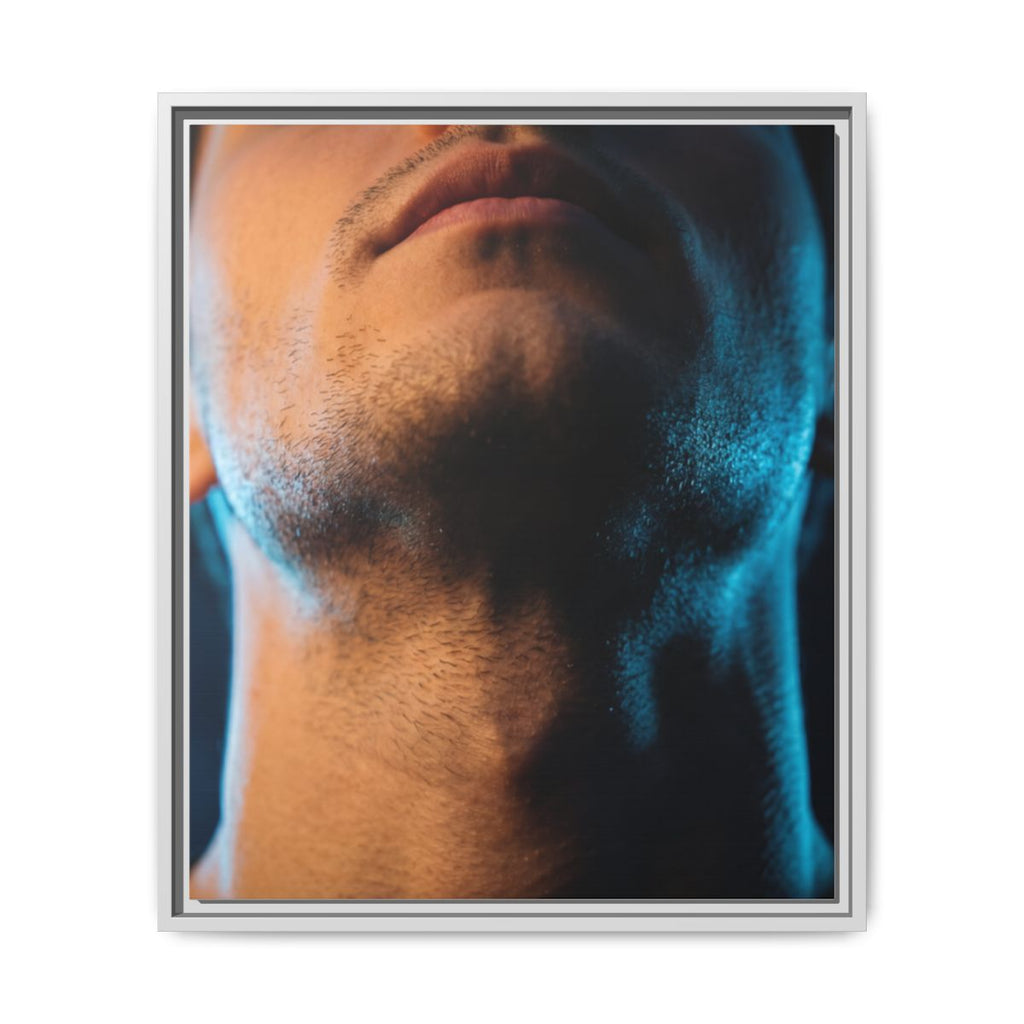 Framed Matte Canvas - Neon Noir